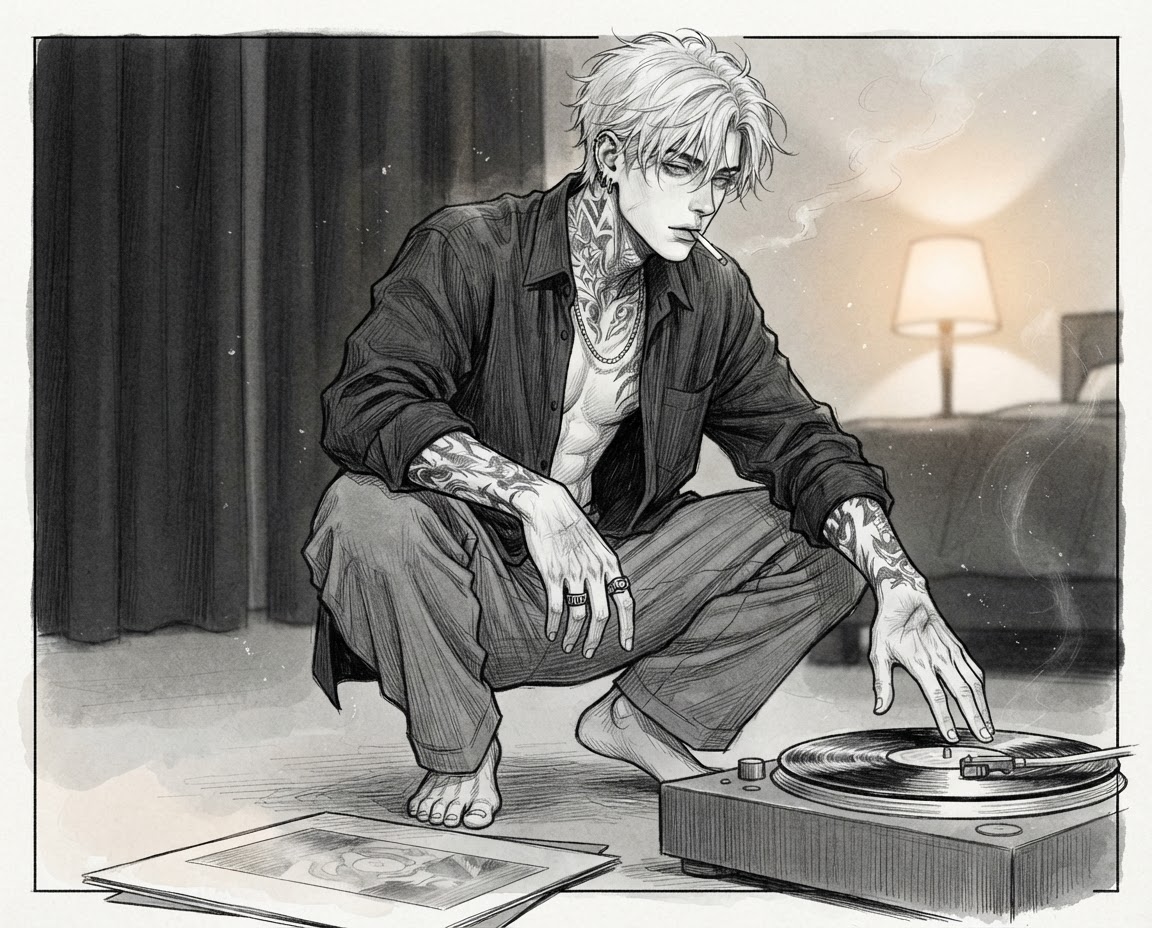 Inoue Graphite Noir, пример 1